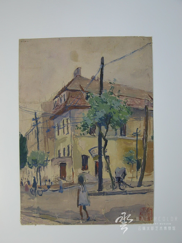 徐立忠 《芝罘路转角处》 1962年